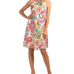 Trina Turk Daria 2 Seidenblendkleid