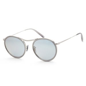 Oliver Peoples Herren 51mm gebürstete silberne Sonnenbrille