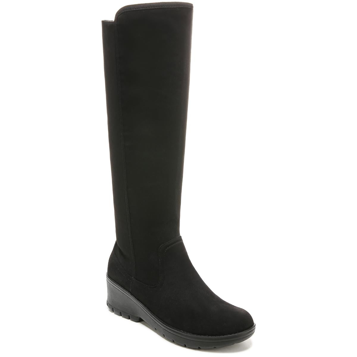 Kniehohe Brandy-Stiefel mit Reißverschluss
