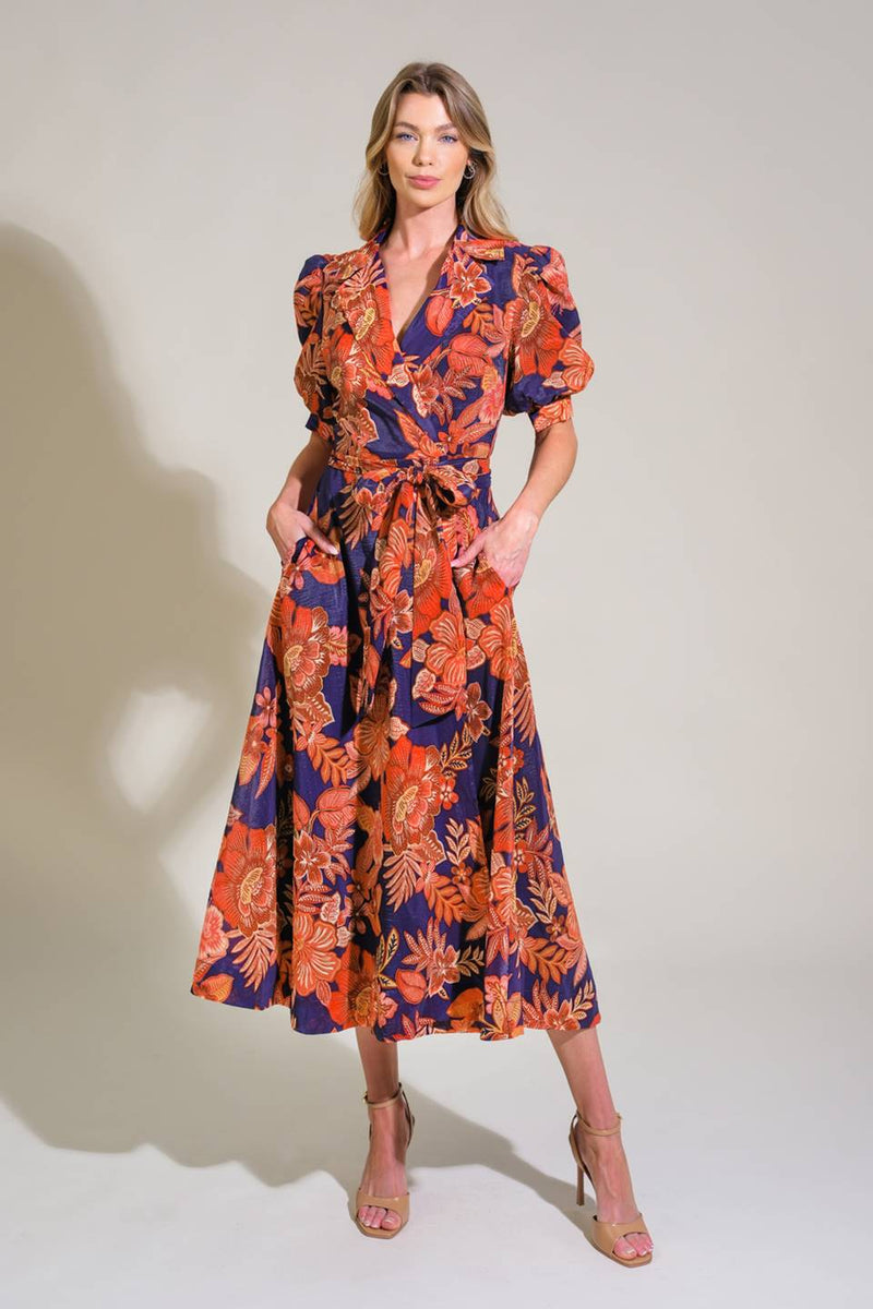 TREASURE TROVE gewebt MIDI Kleid