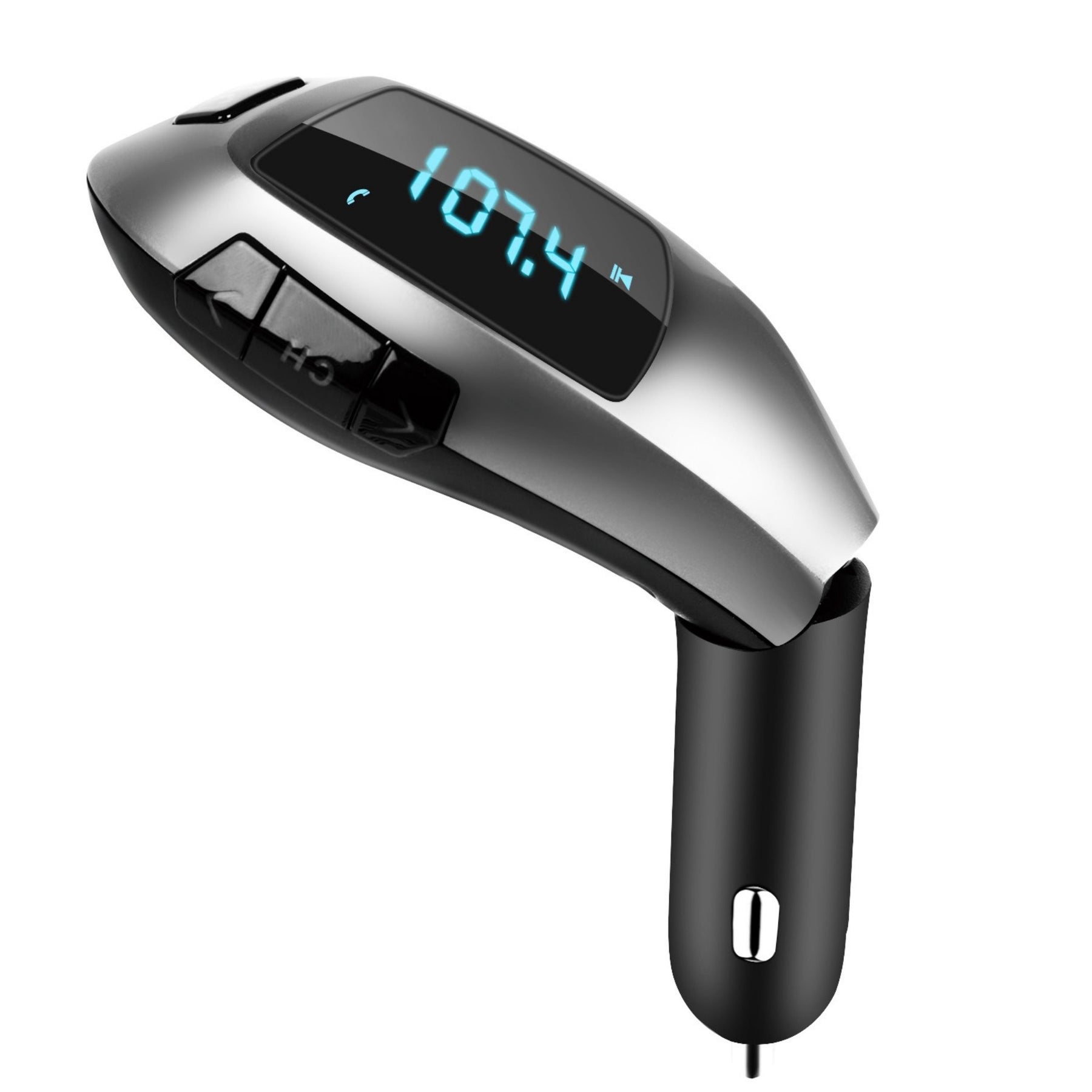 FM-Sender: Auto-USB-Ladegerät, Freisprecheinrichtung, MP3 Player. Unterstützt U Disk & TF Card Reading