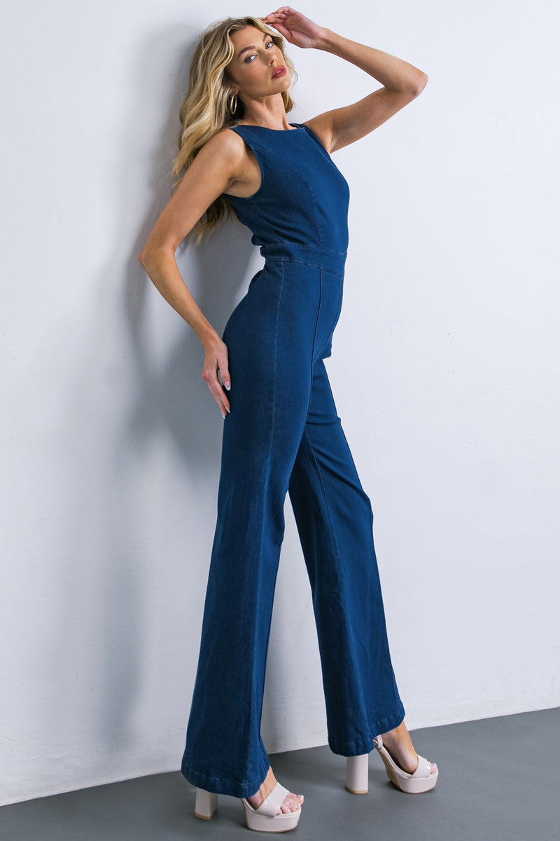 KISS UND Denim Jumpsuit