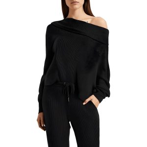 Drapey Waffle Pullover oben