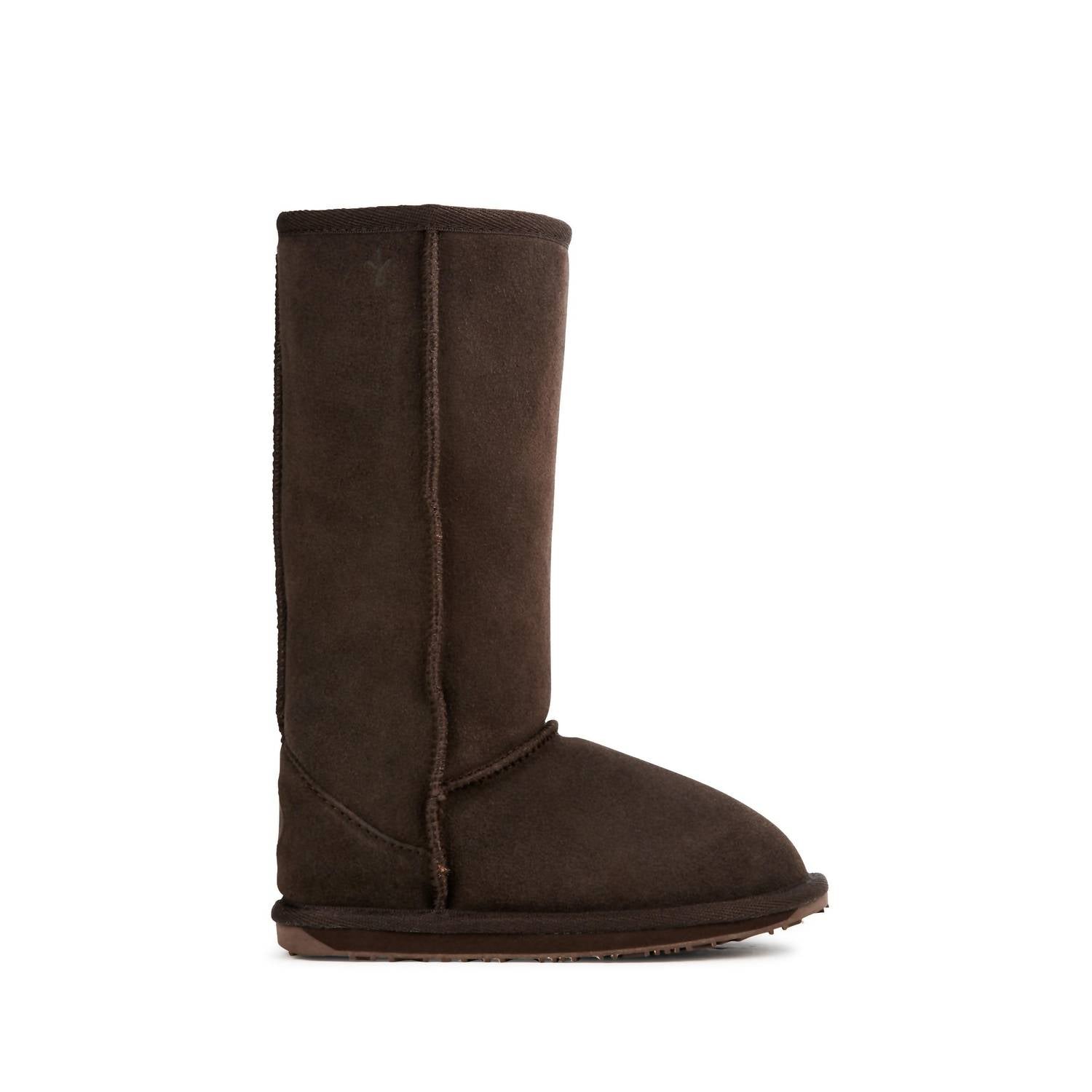 Mädchen Wallaby Hi Merino Wolle Stiefel in Schokolade Braun
