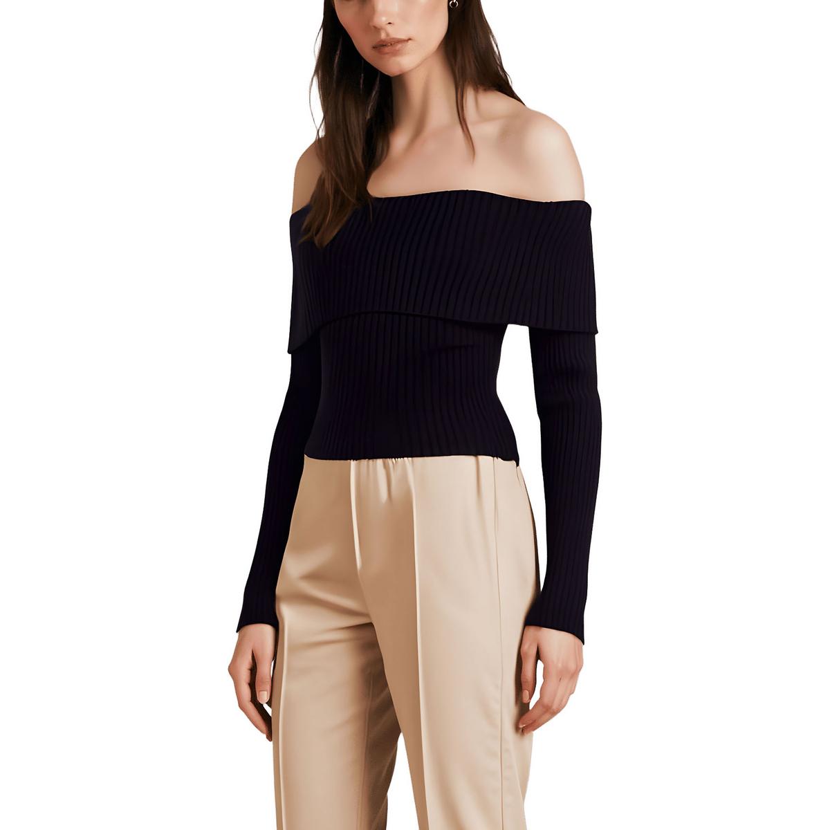 Pullover aus geripptem Strick