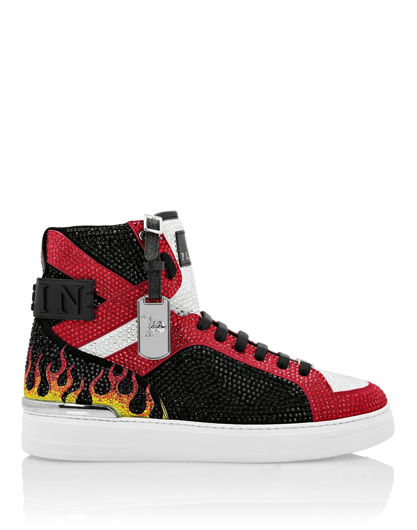 GELD BEAST Hi-Top Kristall Flamme