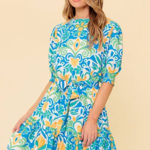 LOVE IN YOUR EYES Gewebtes Mni Kleid