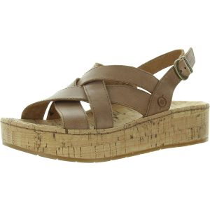 Strappy Sandalen aus Lederplattform