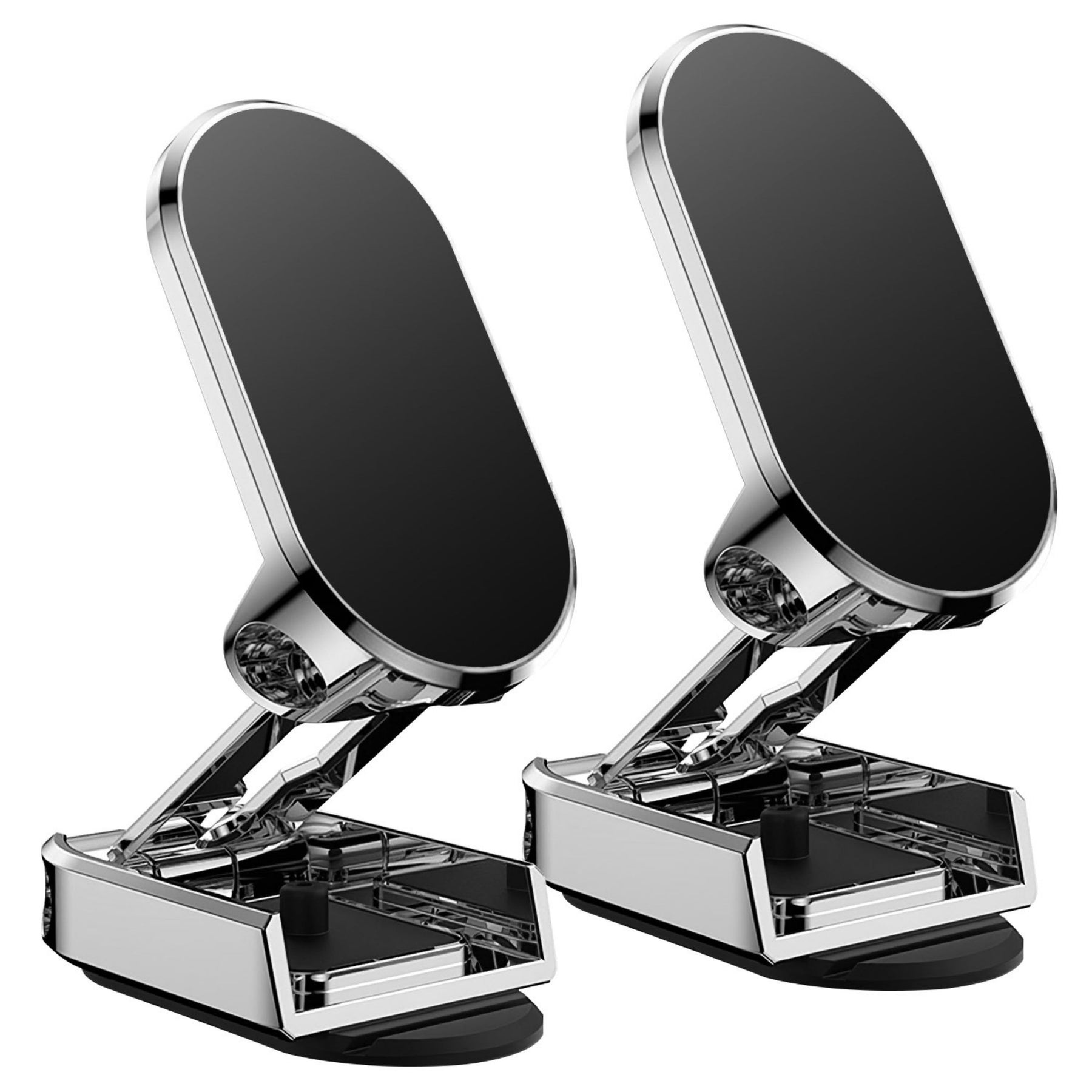 Magnetischer 2-Pk-Autotelefonhalter – 360° verstellbare Halterung – Freisprecheinrichtung – kompatibel mit allen Telefonen