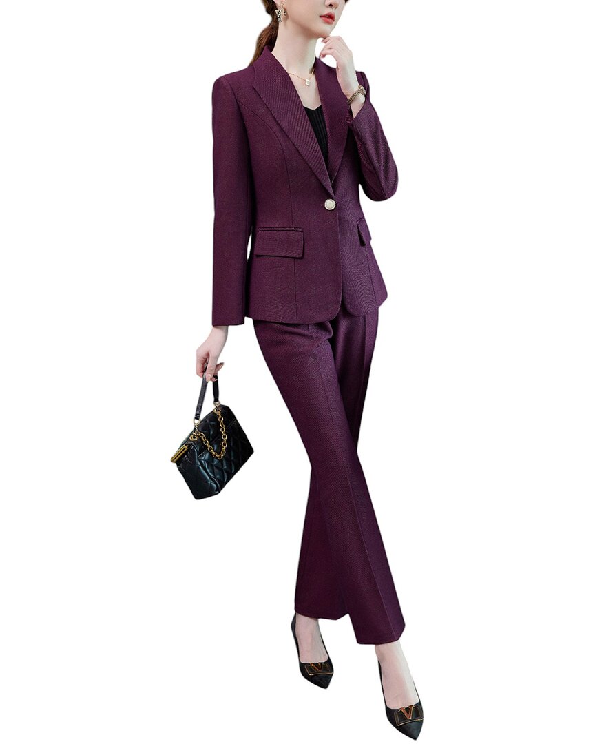Bossy Chic 2 Stück Blazer & Hose Set