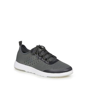 Damen Miki waschbare Öse Sneaker in grau