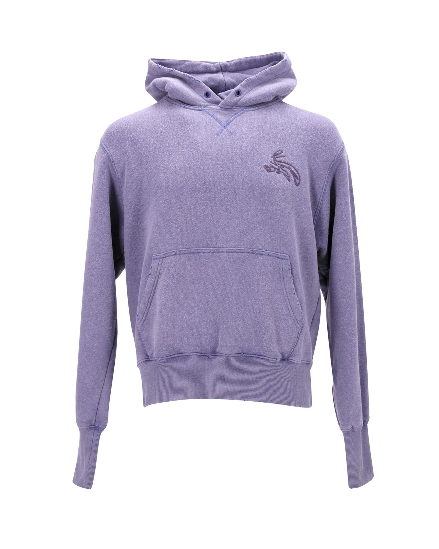 Eytys Lewis Kapuzenpullover aus lila Baumwolle