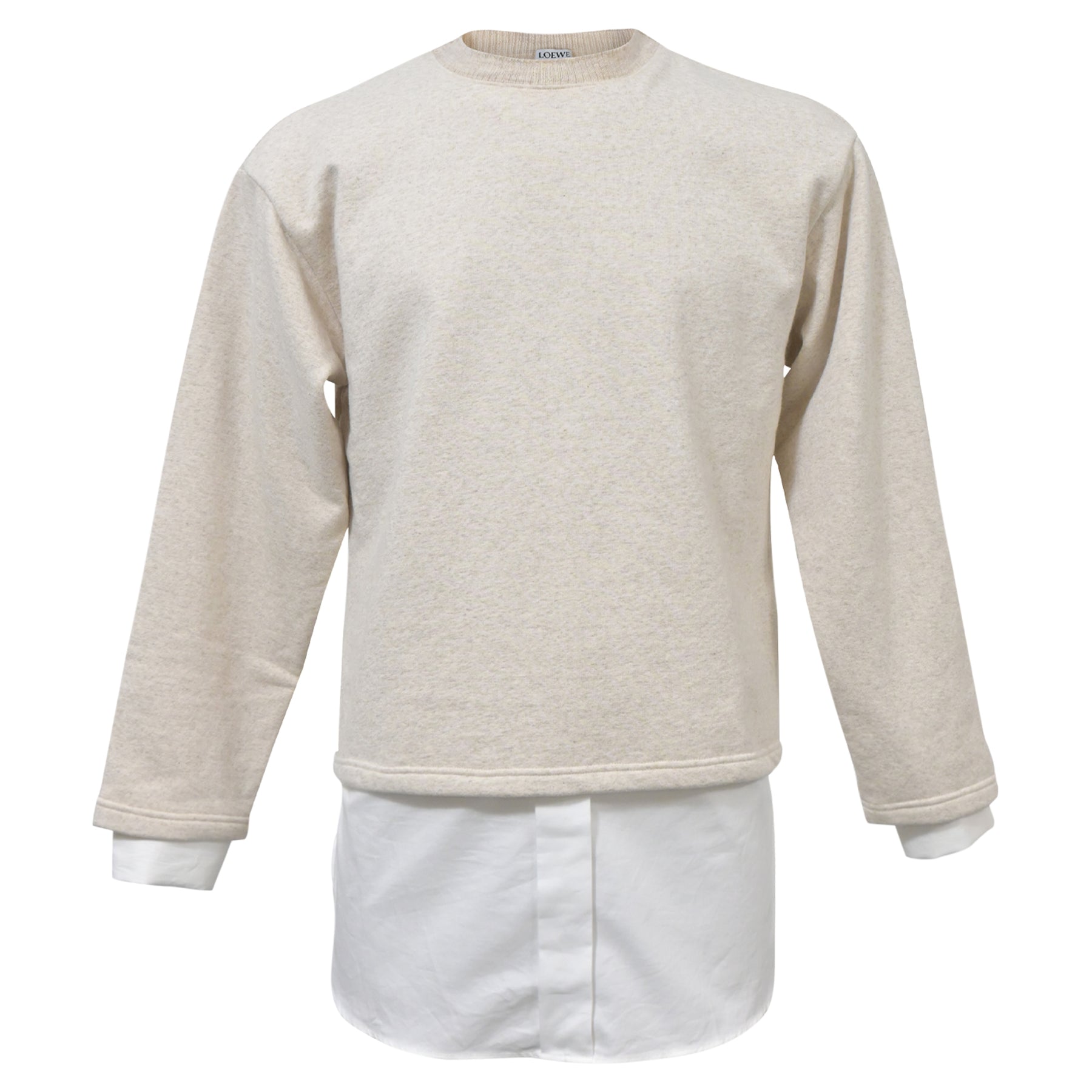 Loewe Sweatshirt aus Baumwolle in Beige