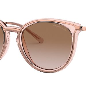 Michael Kors Damen 54mm Camila Rose transparent / Roségold Sonnenbrille