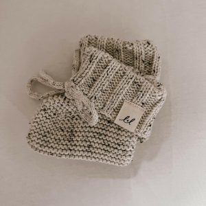 Luna + Luca Bio-Booties – schwarzer Fleck