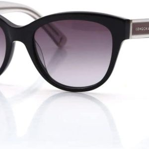Longchamp Damen 54mm schwarze Sonnenbrille