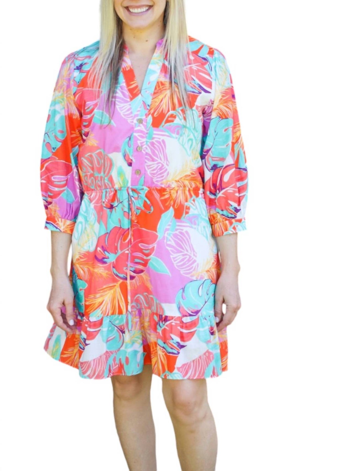 Cora Kleid im Mehrfarbig