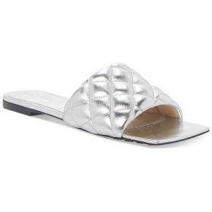 Lederrutsche auf Slide Sandalen
