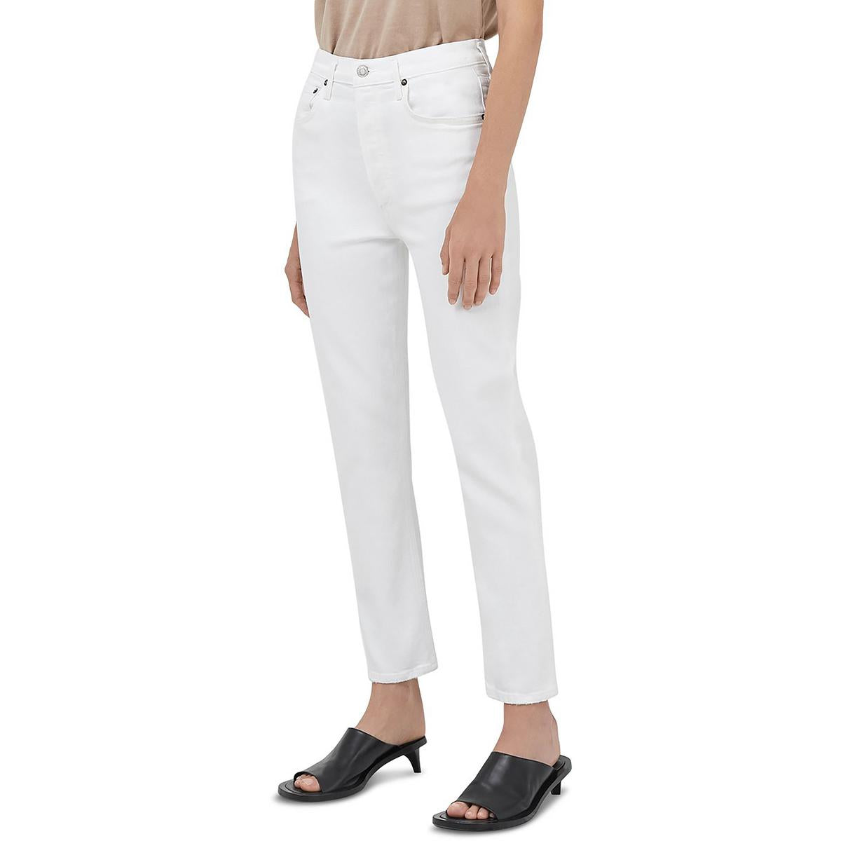 Schwarze Jeans von Riley hoher Bund