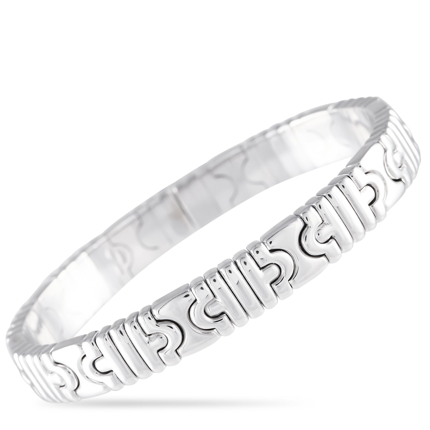 Bvlgari Parentesi 18K Weißgold Armband BV05 -060724