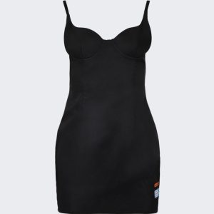 Ex-ray Kleid aus Nylon Korsett