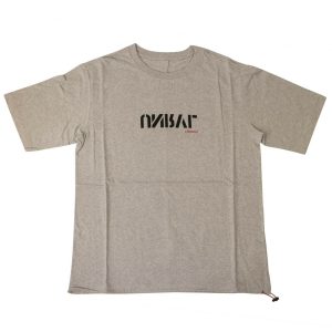 Übergroßes Logo-T-Shirt von Unravel Project – Grau
