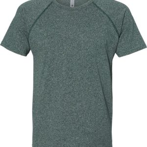 Next Level unisex spot twist raglan t-shirt 7824339697724