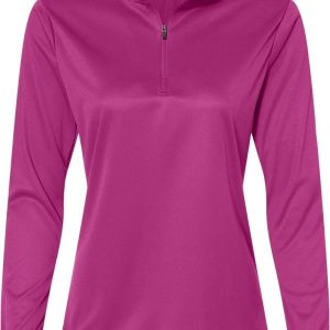 C2 Sport Damen Viertelreißverschluss Pullover