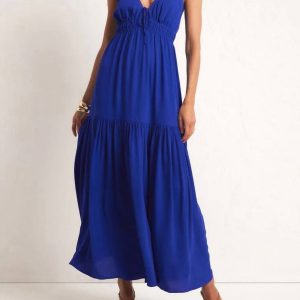 Lisbon Maxikleid in Palast blau