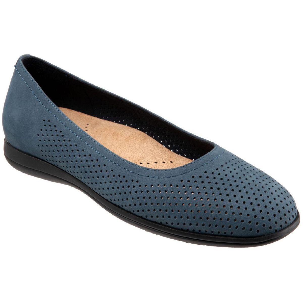 Darcey Leder Slip auf Flats