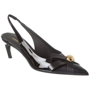 Ferragamo Brilda Leder mit Ferse Gurtpumpe