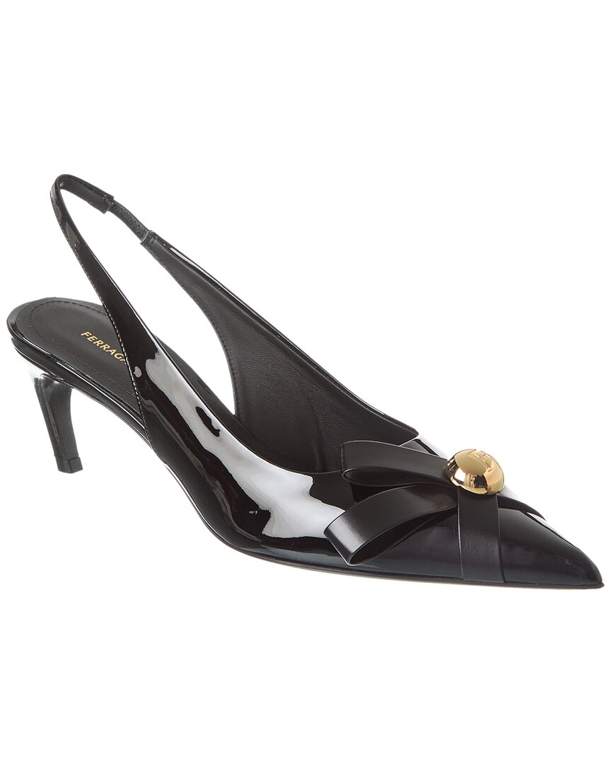 Ferragamo Brilda Leder Slingback Pump