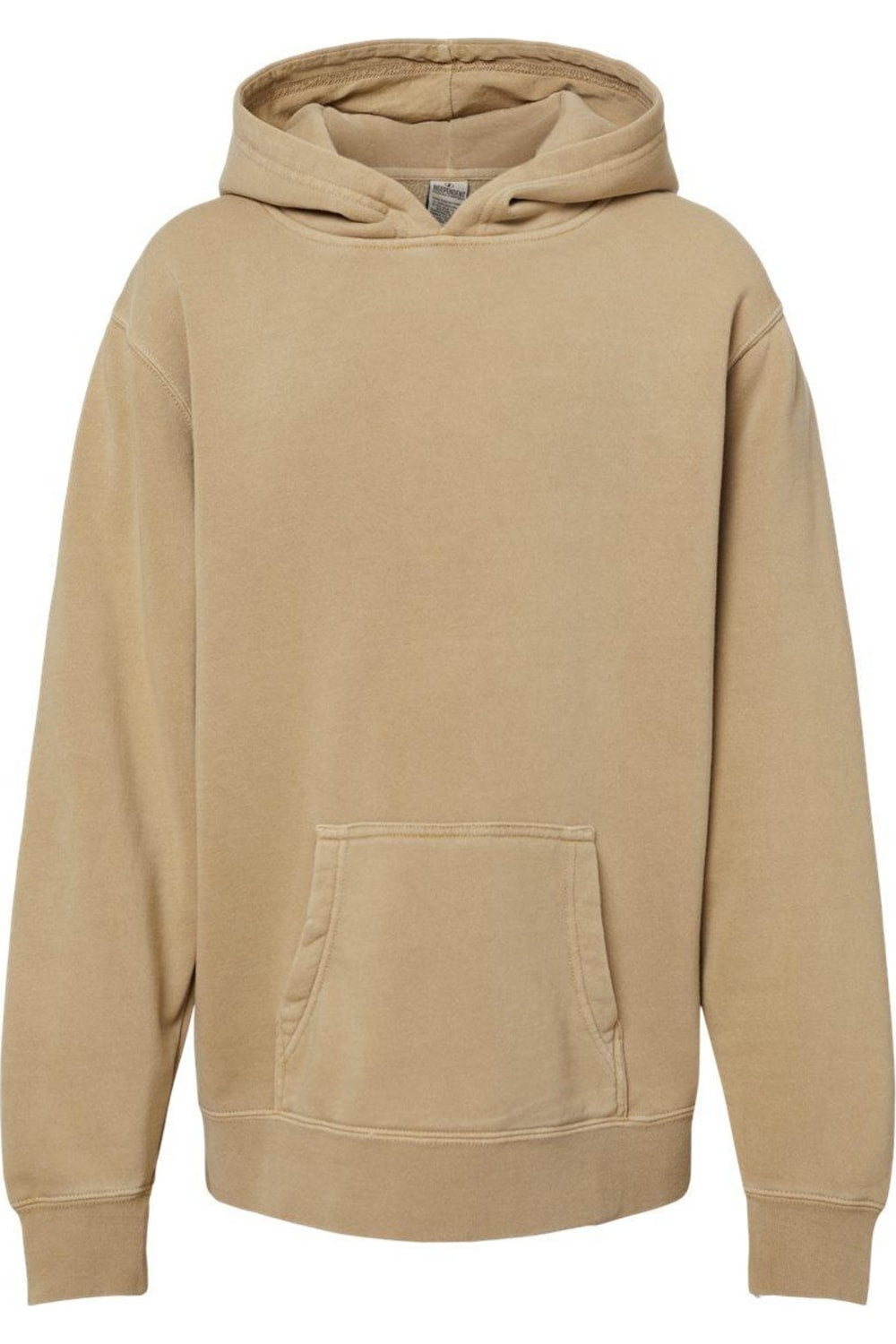 Independent Trading Co. Mittelschweres pigmentiertes Sweatshirt mit Kapuze für Jugendliche