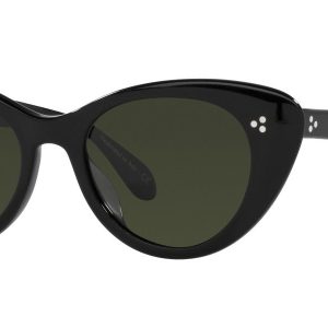 Oliver Peoples Damen 51mm schwarze Sonnenbrille