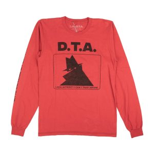 Local Authority X Don’t Trust Anyone Crooke Langarm-T-Shirt – Rot