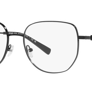 Michael Kors Damen 56mm glänzende schwarze Optik