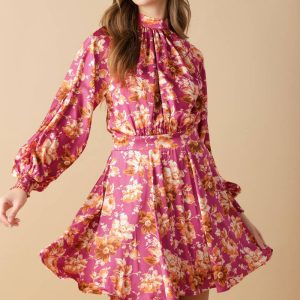 LUXE LEGACY gewebtes Minikleid