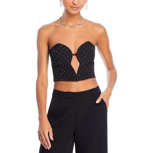 Studed Bustier trägerlose Top
