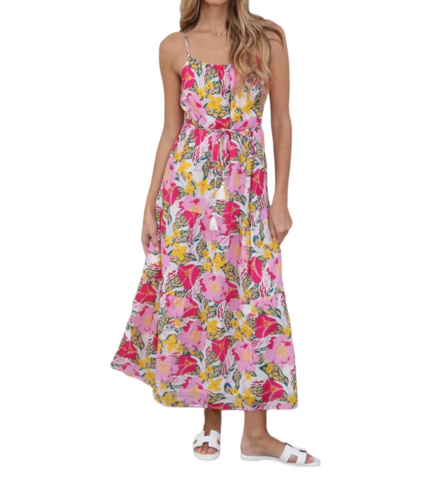 Tina Kleid in rosa Mehrfarbig