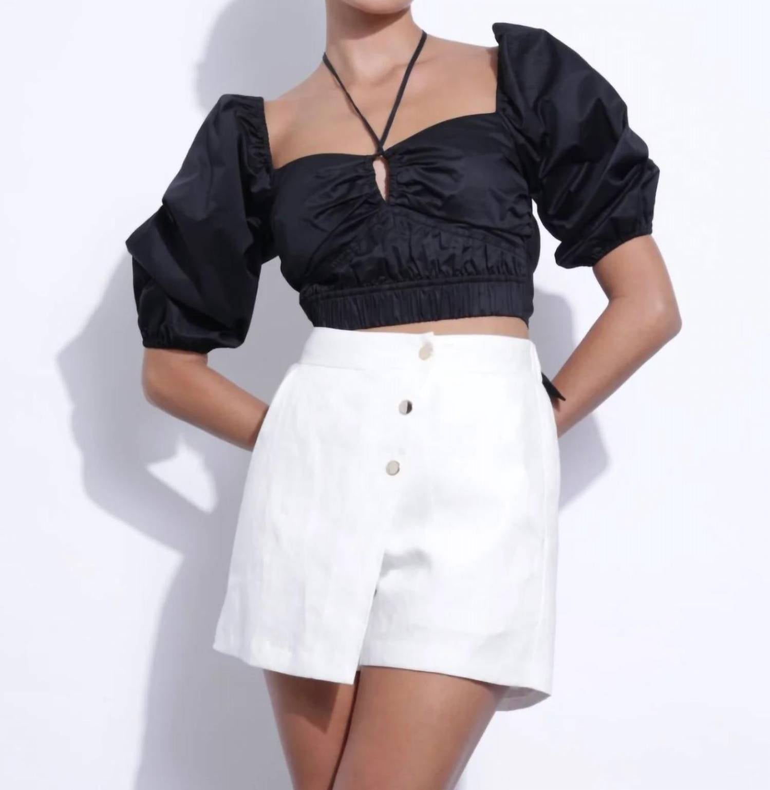 Rosalie Bluse in Schwarz