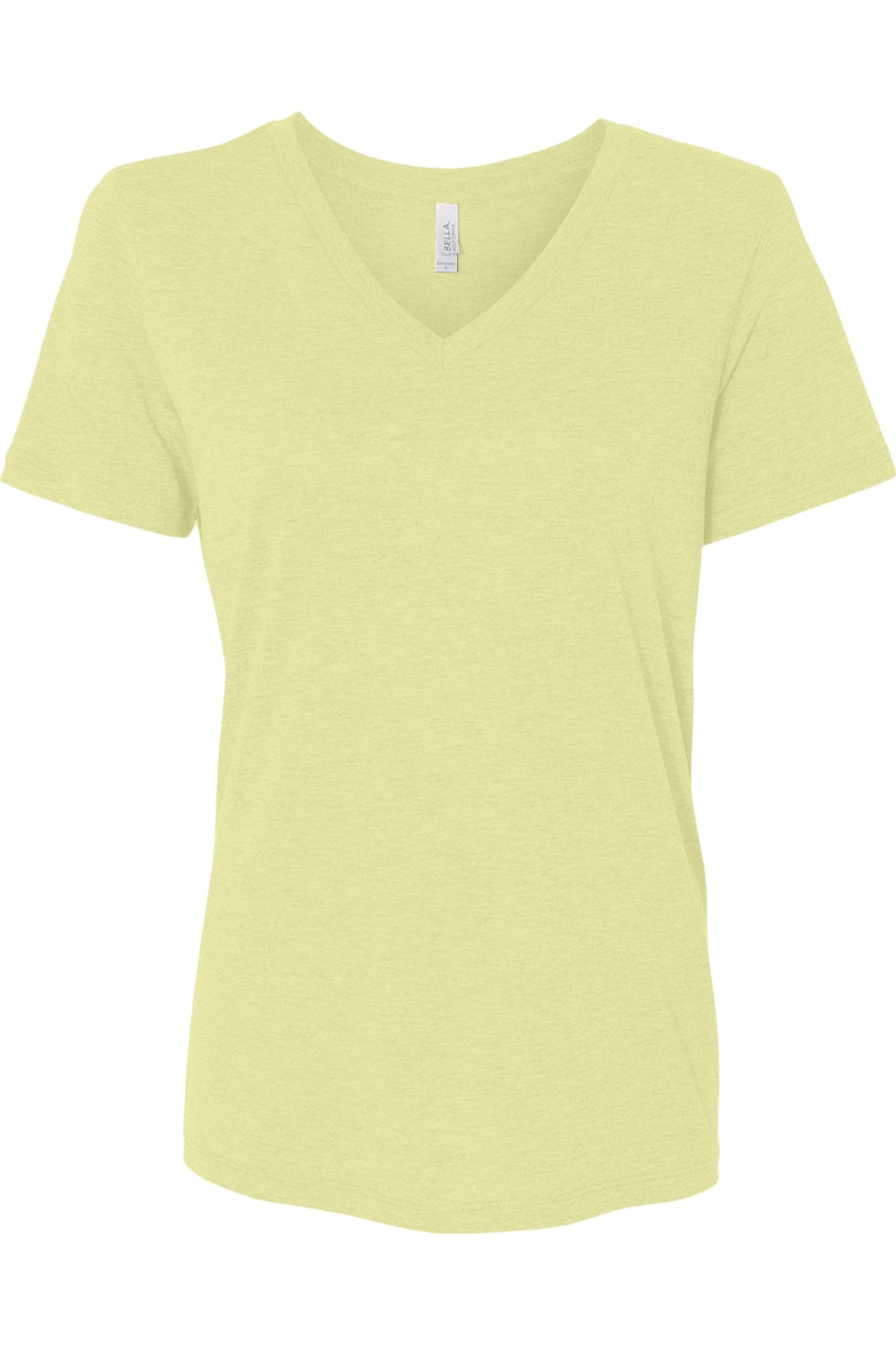 BELLA + CANVAS Damen Relaxed Triblend Kurzarm V-Ausschnitt T-Shirt
