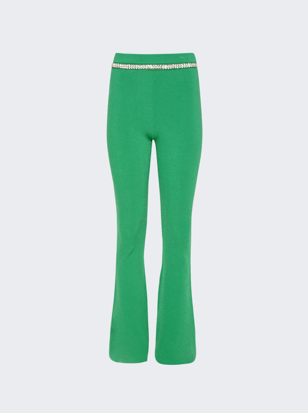 Verzierte Hose mit Strick Flared