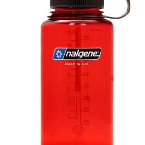 Nalgene 32oz Wide Mouth Wasserflasche – rot
