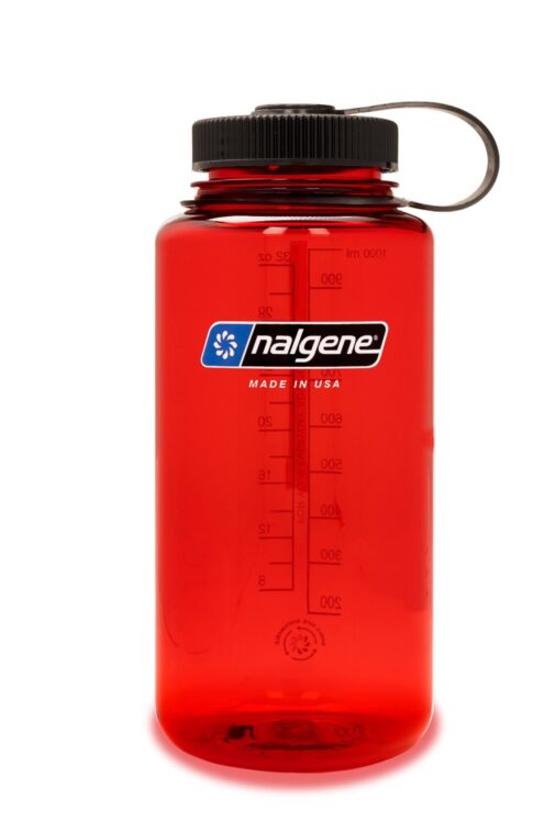Nalgene 32oz Weithals Wasserflasche – Rot