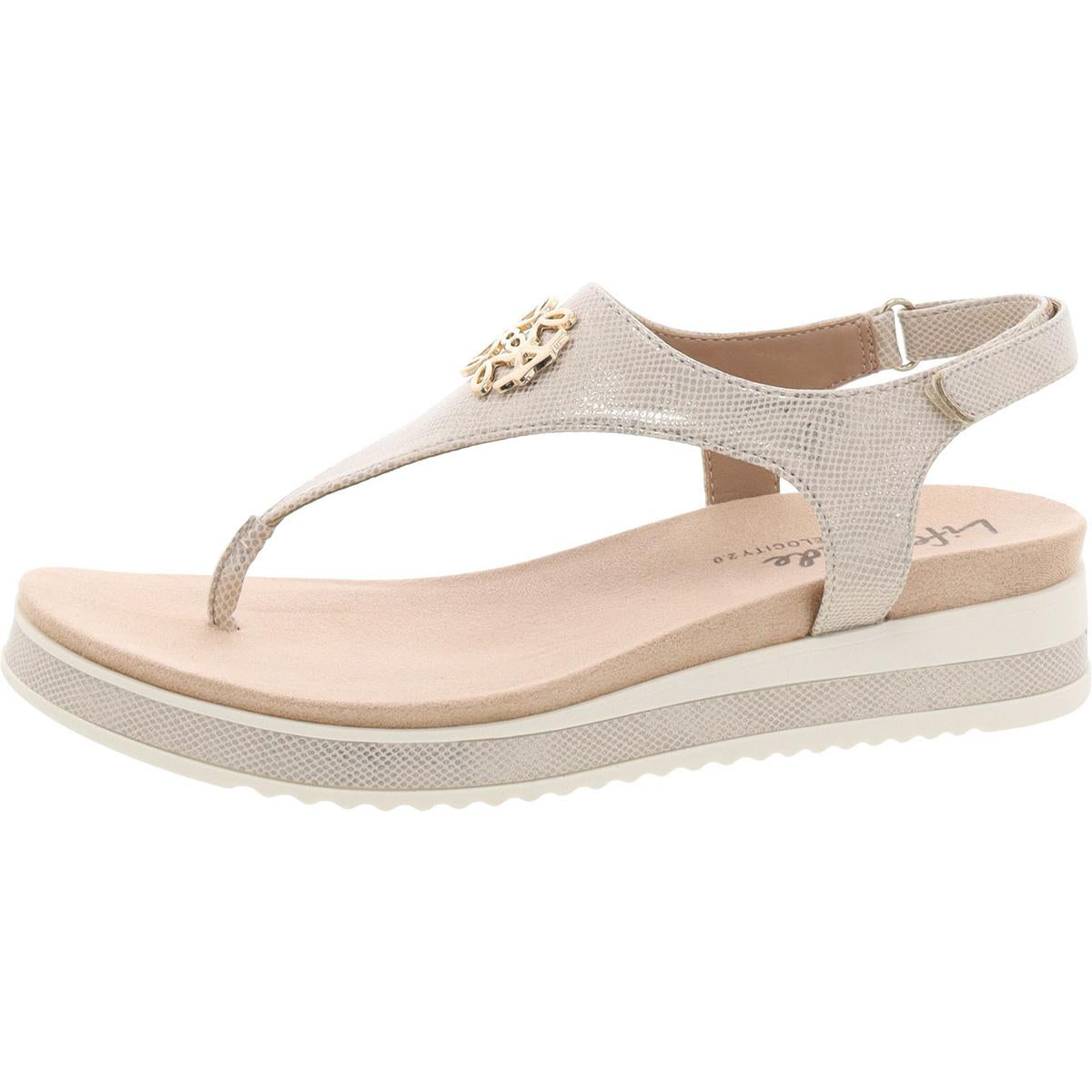 Zeeta Metallic Open Toe Knöchelriemen