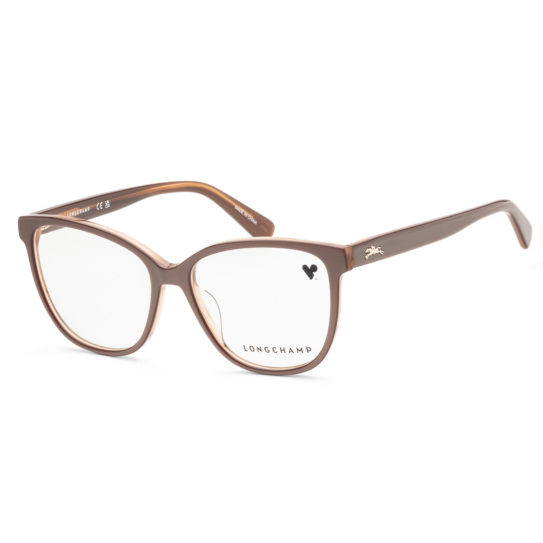 Longchamp Damen 53mm Havana Optik