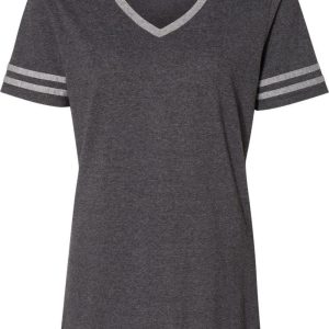 JERZEES Damen-Surity Triblend V-Ausschnitt T-Shirt