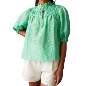 Finley Top in Matcha