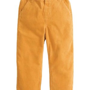 Junges Cordhose im Senf