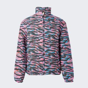 Unisex gedruckt gesteppte Pufferjacke